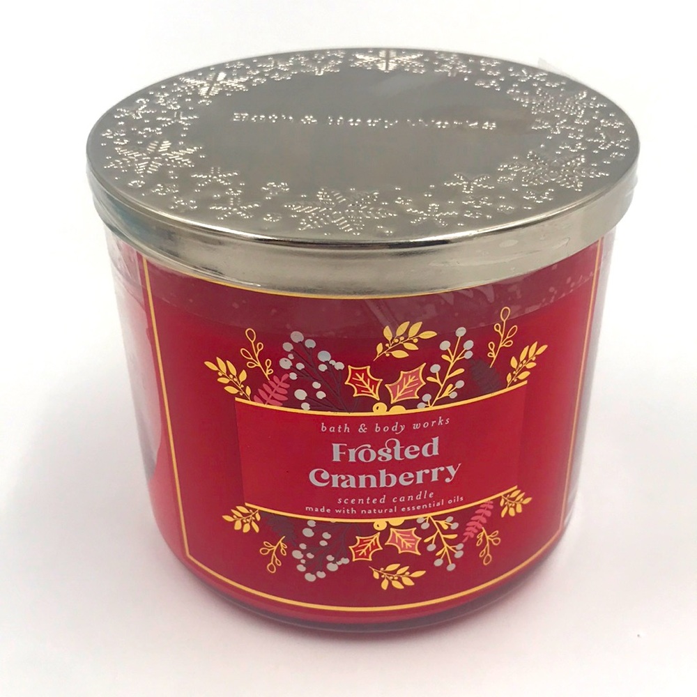 Bath & Body Works Frosted Cranberry Candle